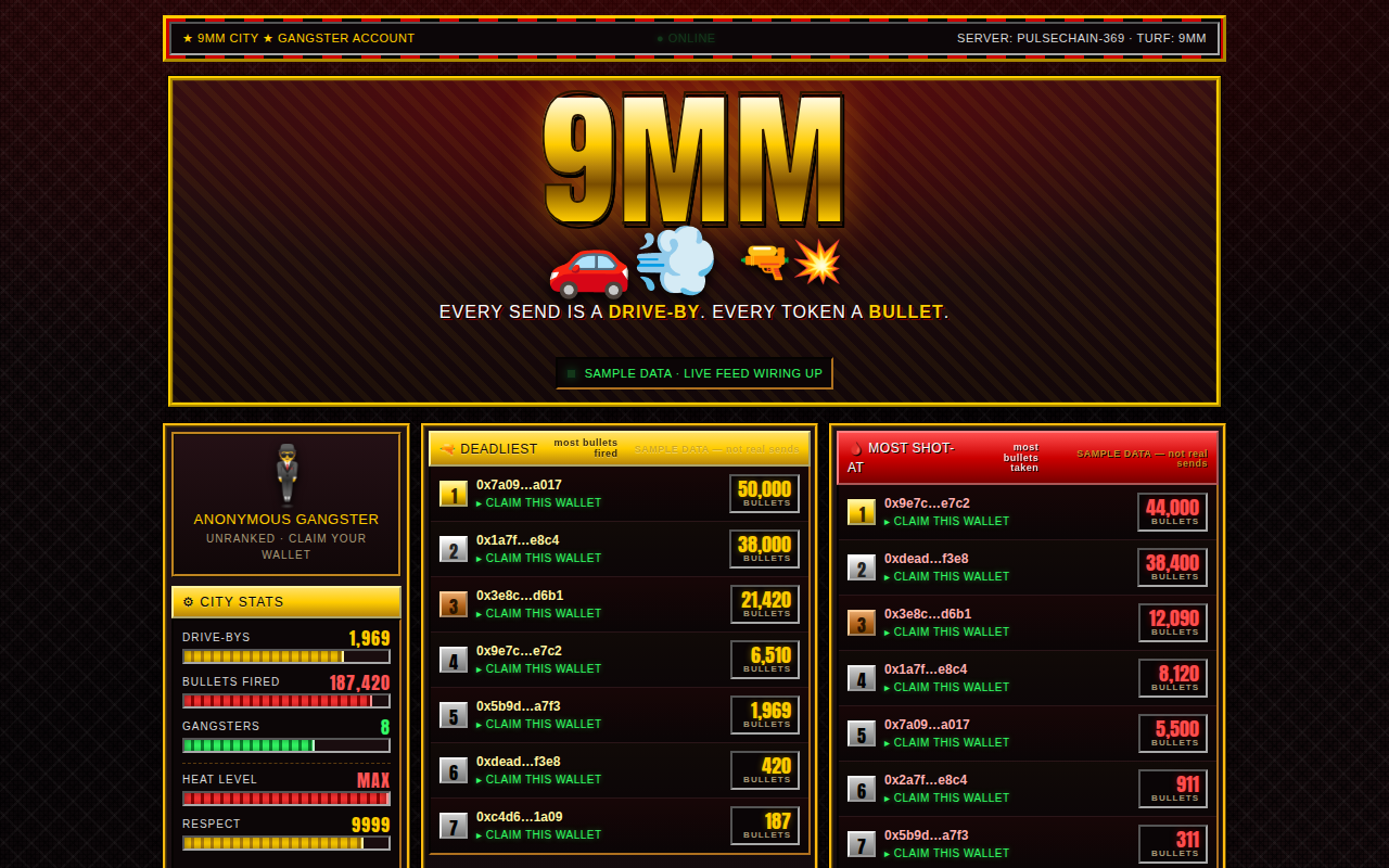 9MM — Drive-By Leaderboard