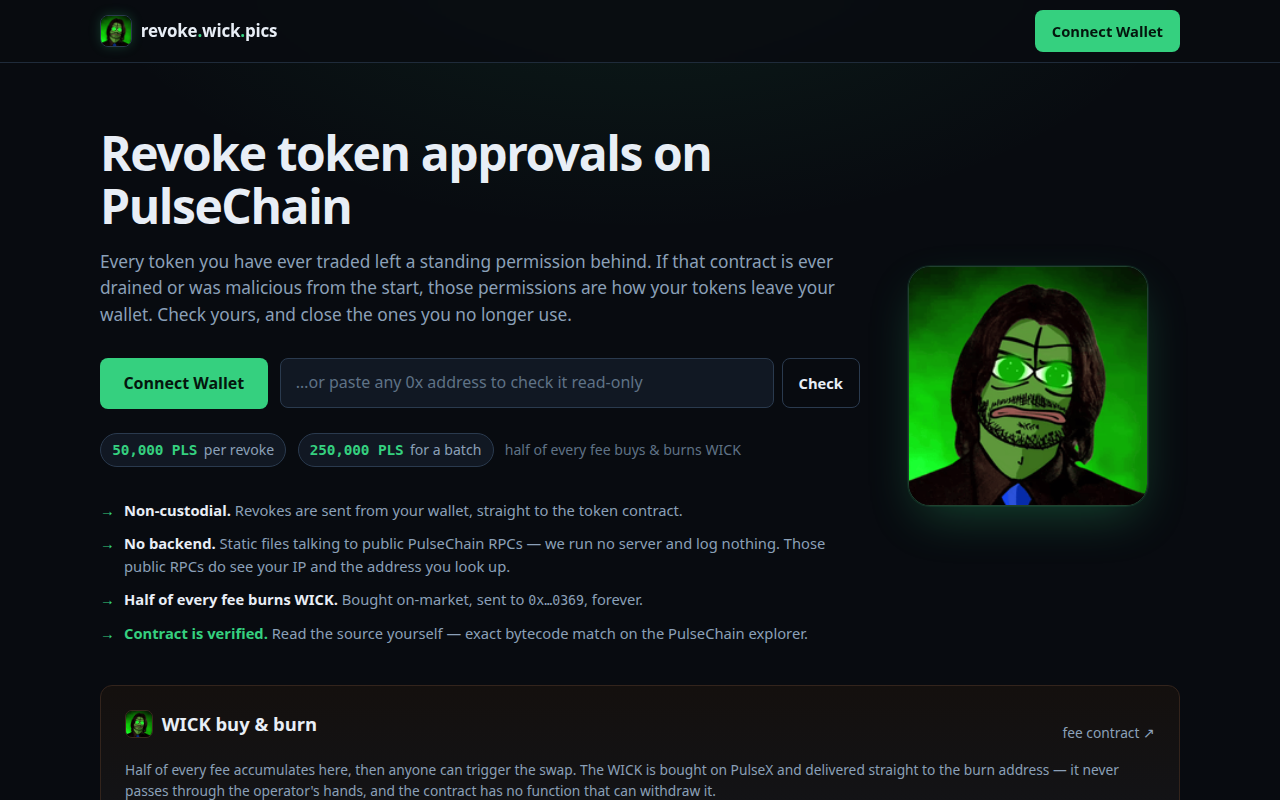 Revoke — token approvals